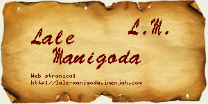Lale Manigoda vizit kartica